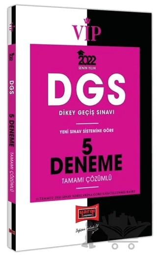 2022 VİP DGS Tamamı Çözümlü 5 Deneme – Kolektif – Yargı Yayınevi kitap kapağı