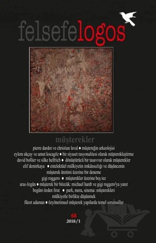 Felsefelogos Sayı: 68 2018/1 – Felsefelogos - Umuttepe kitap kapağı