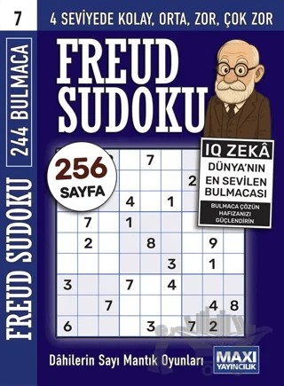 Freud Sudoku 7 – Kolektif – Maxi Yayıncılık kitap kapağı