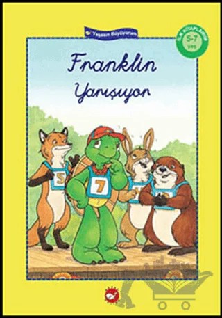 Franklin Yarışıyor – Sharon Jennings – Beyaz Balina Yayınları kitap kapağı