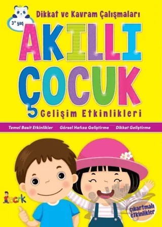 Dikkat ve Kavram Çalışmaları - Akıllı Çocuk – Kolektif – Bıcırık Yayınları kitap kapağı