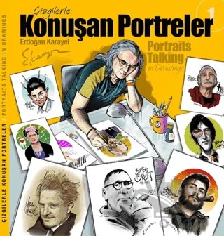 Çizgilerle Konuşan Portreler – Erdoğan Karayel – Dark İstanbul kitap kapağı
