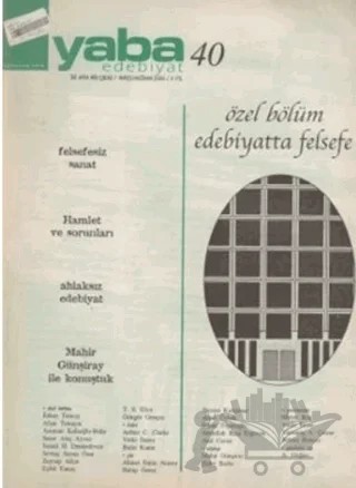 Yaba Edebiyat Dergisi Sayı: 40 – Yaba Dergisi Yayınları kitap kapağı