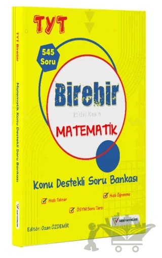 YKS TYT Birebir Etkisi Kesin Matematik Konu Destekli Soru Bankası – Kolektif – Veri Yayınları kitap kapağı
