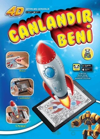 Canlandır Beni - Erkekler için Boyama Kitabı – Kolektif – Artge Kids kitap kapağı