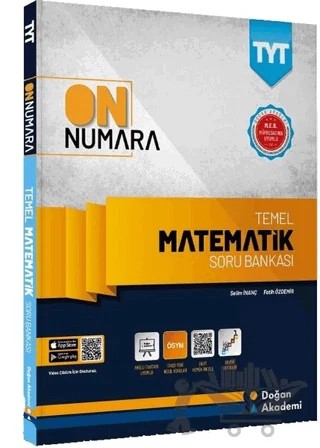 TYT On Numara Temel Matematik Soru Bankası – Fatih Özdemir, Selim İnanç – Doğan Akademi kitap kapağı