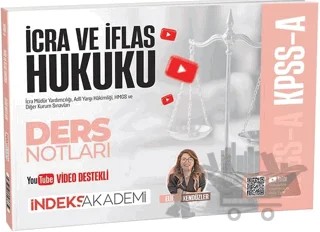 2026 KPSS A Grubu İcra ve İflas Hukuku Video Ders Notları – Elif Kendüzler – İndeks Akademi Yayıncılık kitap kapağı