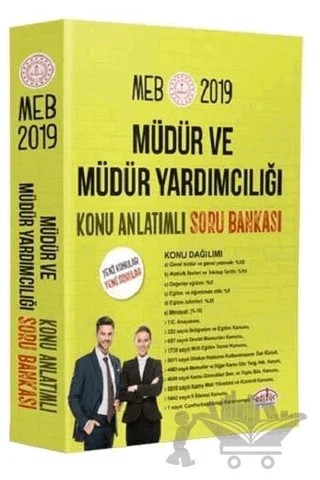 2019 MEB Müdür ve Müdür Yardımcılığı Konu Anlatımlı Soru Bankası – Kolektif – Editör Yayınevi kitap kapağı