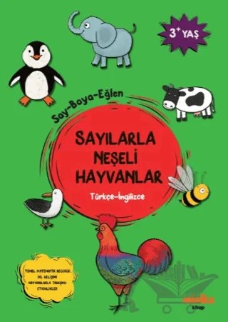 Sayılarla Neşeli Hayvanlar – Selim Menekşe – Minika kitap kapağı