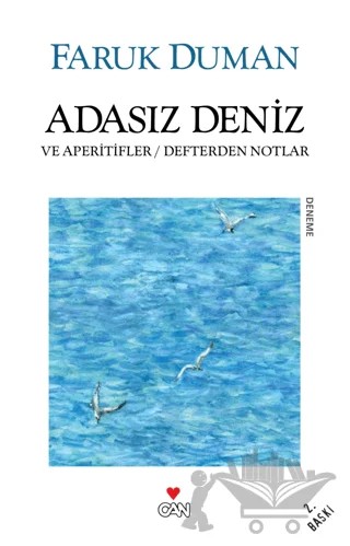 Adasız Deniz – Faruk Duman – Can Yayınları kitap kapağı