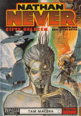 Nathan Never Büyük Albüm Sayı: 1 Çifte Gelecek – Antonio Serra – Oğlak Yayıncılık kitap kapağı