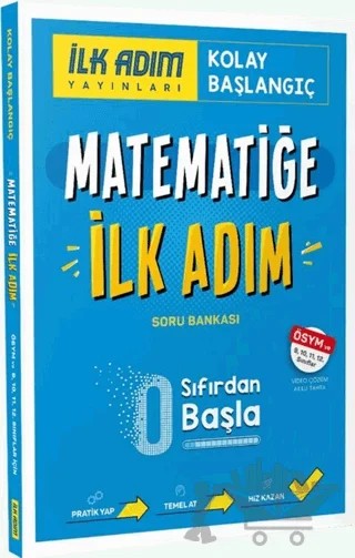 Matematiğe İlk Adım 0 Dan Başla Soru Bankası – Kolektif – İlk Adım Yayınları kitap kapağı