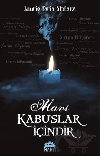 Mavi Kabuslar İçindir – Laurie Faria Stolarz – Martı Yayınları kitap kapağı