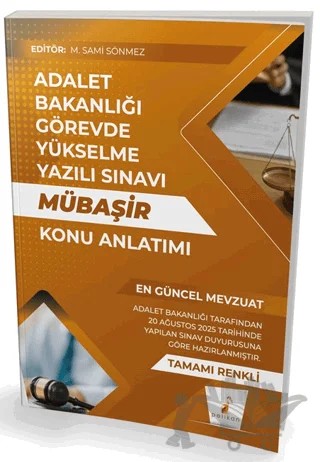 GYS Adalet Bakanlığı Görevde Yükselme Yazılı Sınavı Mübaşir Konu Anlatımı – M. Sami Sönmez – Pelikan Tıp Teknik Yayıncılık kitap kapağı