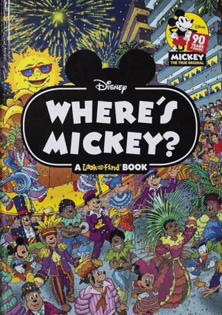 Disney: Where's Mickey Mouse A Look and Find Book Activity – Kolektif – Pi Kids kitap kapağı