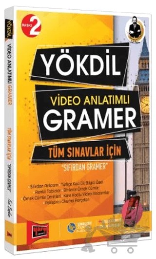 Tüm Sınavlar İçin YÖKDİL Gramer – Fuat Başkan – Yargı Yayınevi kitap kapağı
