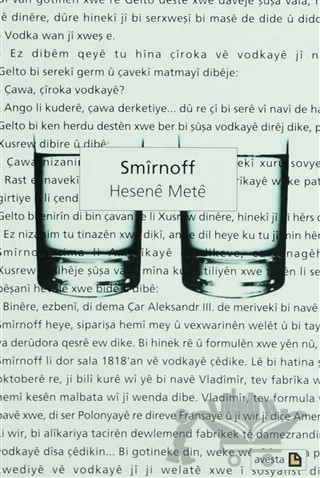 Smirnoff – Hesene Mete – Avesta Yayınları kitap kapağı