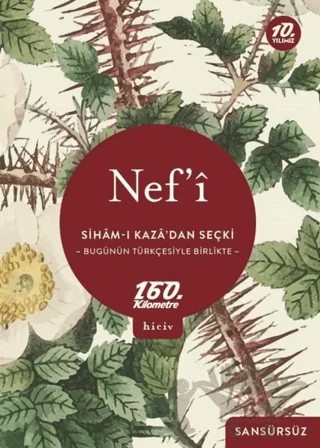 Siham-ı Kaza’dan Seçki – Nef'i – 160. Kilometre Yayınevi kitap kapağı