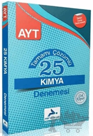 AYT Kimya Tamamı Çözümlü 25 Denemesi – Kolektif – Paraf Yayınları kitap kapağı