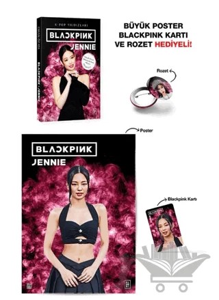 Blackpink Jennie - K-Pop Yıldızları – Cihan Özata – Parodi Yayınları kitap kapağı