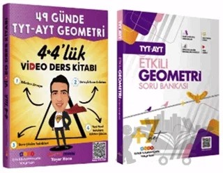 TYT AYT Etkili Geometri Soru Bankası ve 49 Günde TYT AYT Geometri Video Ders Kitabı – Kolektif – Etkili Matematik Yayınları kitap kapağı