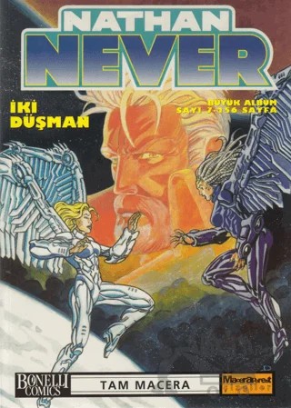 Nathan Never Büyük Albüm Sayı: 7 İki Düşman – Stefano Vietti – Oğlak Yayıncılık kitap kapağı
