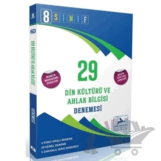 8. Sınıf Din Kültürü ve Ahlak Bilgisi 29'lu Branş Deneme – Kolektif – Paraf Yayınları kitap kapağı