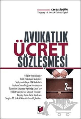 Avukatlık Ücret Sözleşmesi – Candaş Ilgün – Adalet Yayınevi kitap kapağı