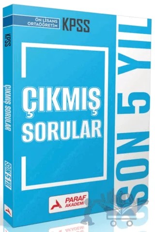 KPSS - AGS Ön Lisans - Ortaöğretim Tıpkı Basım Son 5 Yıl Çıkmış Sorular – Kolektif – Paraf Akademi kitap kapağı