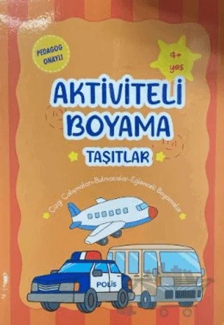 Aktiviteli Boyama Taşıtlar – Kolektif – Kids Mode kitap kapağı