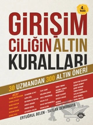Girişimciliğin Altın Kuralları – Ertuğrul Belen, Taylan Demirkaya – Optimist Kitap kitap kapağı