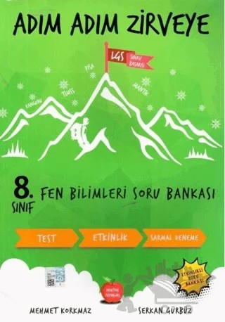 8. Sınıf Adım Adım Zirveye Fen Bilimleri Soru Bankası – Mehmet Korkmaz, Serkan Gürbüz – Newton Yayınları kitap kapağı