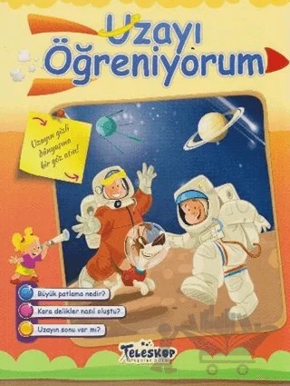 Uzayı Öğreniyorum – Kolektif – Teleskop Popüler Bilim kitap kapağı