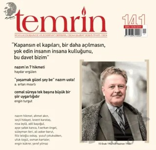 Temrin Düşünce ve Edebiyat Dergisi Sayı: 141 Ocak - Şubat 2025 – Temrin Dergisi kitap kapağı