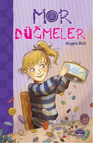 Mor Düğmeler – Angela Bull – Martı Çocuk Yayınları kitap kapağı