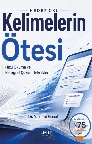 Kelimelerin Ötesi Hızlı Okuma ve Paragraf Çözme Teknikleri – Y. Emre Günal – Liman Yayınevi kitap kapağı