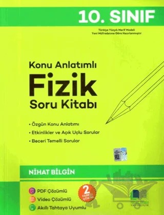 10. Sınıf Fizik Konu Anlatımlı Soru Kitabı – Nihat Bilgin – Nihat Bilgin Yayınları kitap kapağı