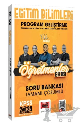 2024 KPSS Eğitim Bilimleri Öğretmenler Ekibi Program Geliştirme Tamamı Çözümlü Soru Bankası – Fatih Genç – Yargı Yayınevi kitap kapağı