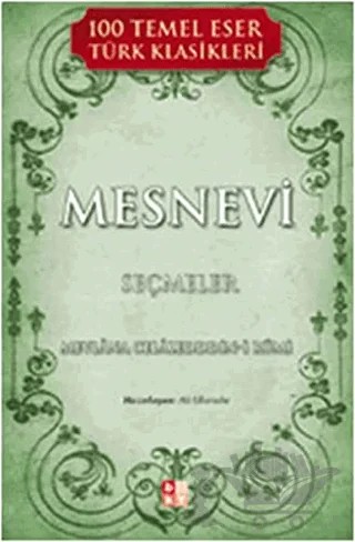Mesnevi – Mevlana Celaleddin Rumi – Babıali Kültür Yayıncılığı kitap kapağı