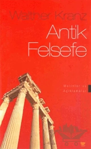Antik Felsefe Metinler ve Açıklamalar – Walther Kranz – Sosyal Yayınları kitap kapağı