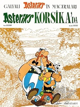 Asteriks Korsika’da – Albert Uderzo, Rene Goscinny – Remzi Kitabevi kitap kapağı
