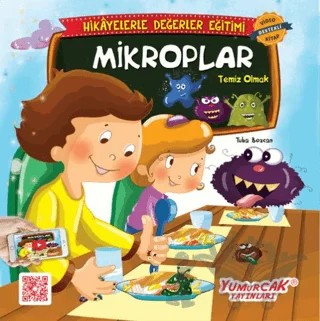 Mikroplar – Tuba Bozcan – Yumurcak Yayınları kitap kapağı