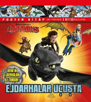 DreamWorks Dragons - Ejderhalar Uçuşta (Poster Kitap) – Catherine Hapka – Beta Kids kitap kapağı