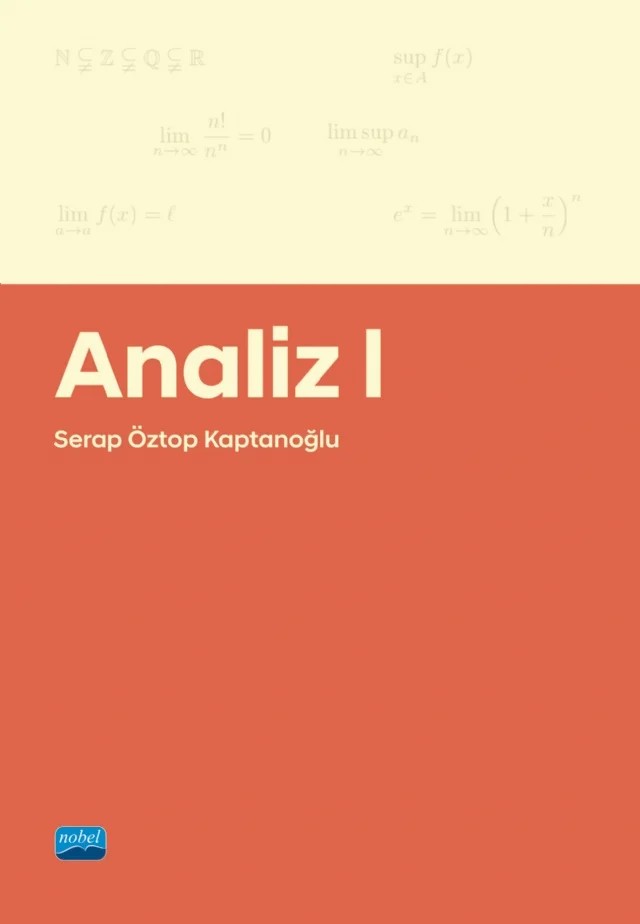 ANALİZ I – Serap Öztop Kaptanoğlu – Nobel Akademik Yayıncılık kitap kapağı