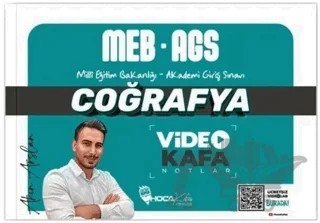 2025 MEB-AGS Coğrafya Video Kafa Notlar – Akın Arslan – Hoca Kafası Yayınları kitap kapağı