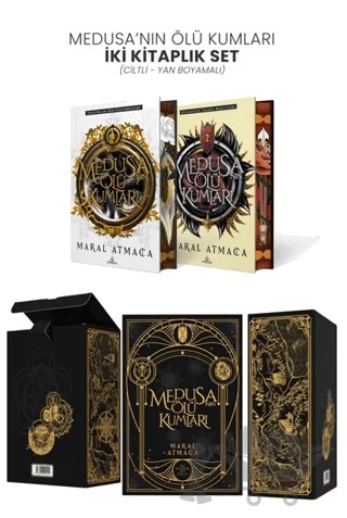 Medusa'nın Ölü Kumları İki Kitaplık Set (Ciltli Özel Baskı) – Maral Atmaca – Ephesus Yayınları kitap kapağı