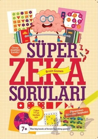 Beyin Egzersizleri - 2: Süper Zeka Soruları – Kolektif – Koloni Çocuk kitap kapağı