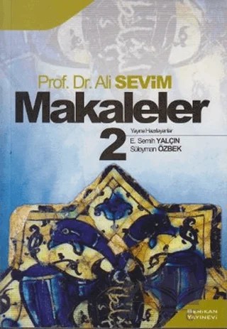 Makaleler 2 – Ali Sevim – Berikan Yayınevi kitap kapağı