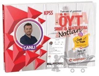 2019 KPSS ÖYT Sınıf ve Materyal Notları – Kolektif – Uzman Kariyer Yayınları kitap kapağı