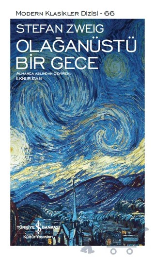 Olağanüstü Bir Gece (Şömizli) – Stefan Zweıg – İş Bankası Kültür Yayınları kitap kapağı